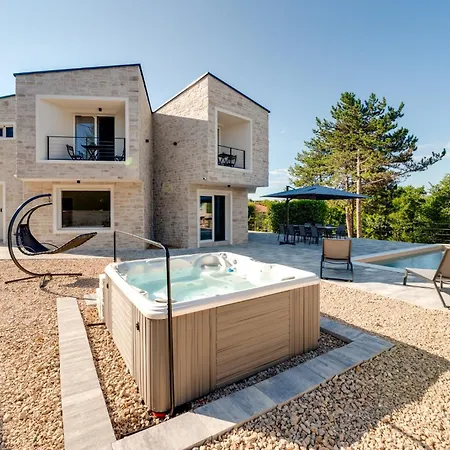 Villa Modern With Heated Pool, Whirpool In Quiet Area - By Traveler Tourist Agency Krk Id 2180 Gostinjac