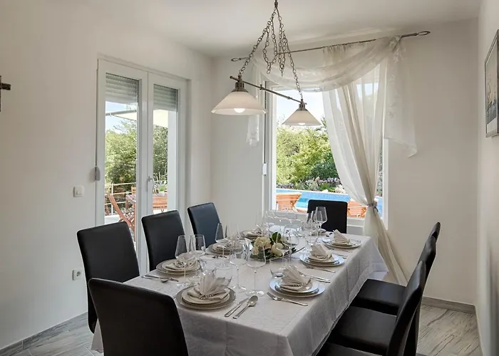 Villa Modern With Pool, Whirpool In Quiet Area - By Traveler Tourist Agency Krk Id 2180
