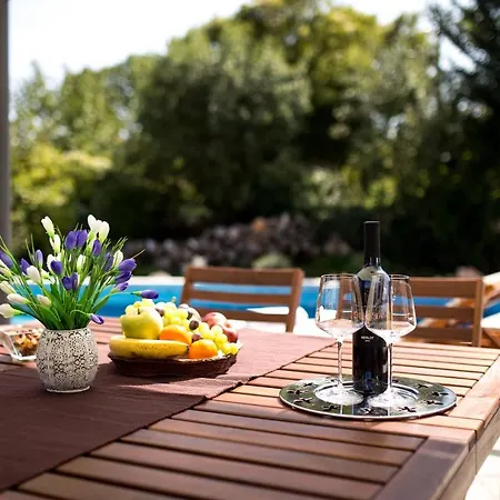 Modern With Pool, Whirpool In Quiet Area - By Traveler Tourist Agency Krk Id 2180 Villa